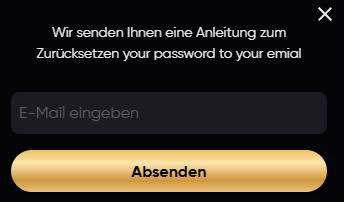 Passwort zurücksetzen im Golden Panda Casino